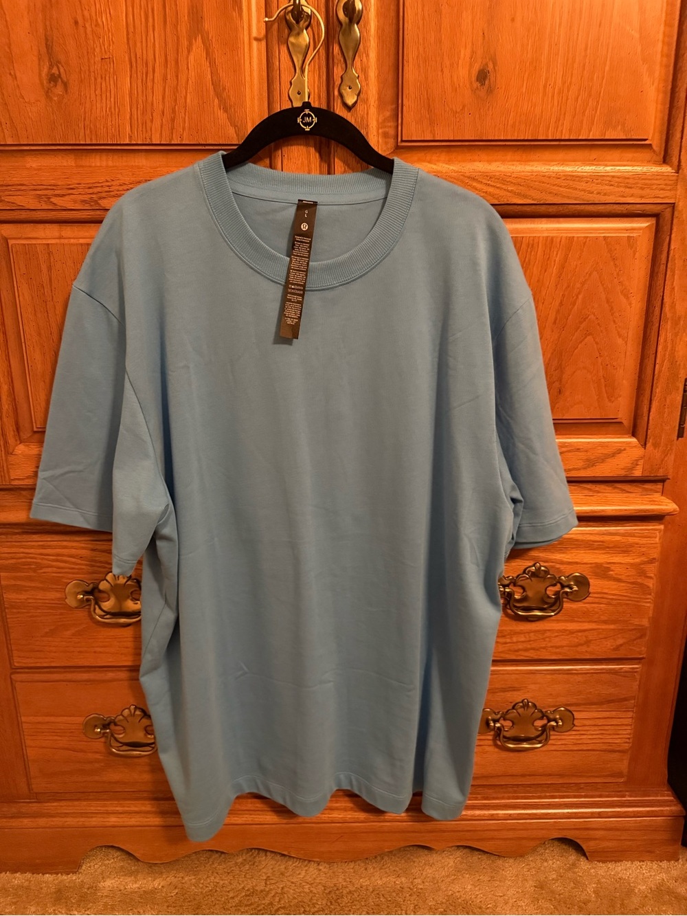 Lululemon Heavyweight Cotton Jersey T-Shirt, Large, Blue